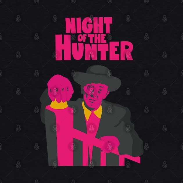 The Night of the Hunter - Robert Mitchum by Boogosh